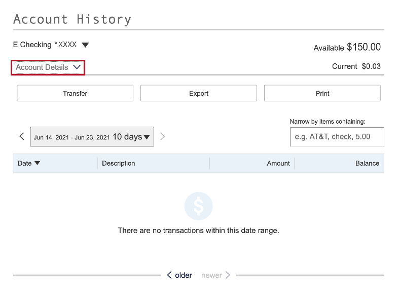 Desktop Routing Number Step 1